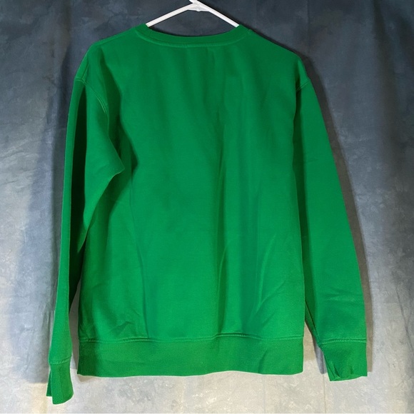 Elf Movie Green Crewneck Sweater M Cotton Headed Ninny Muggins Christmas - Picture 2 of 7